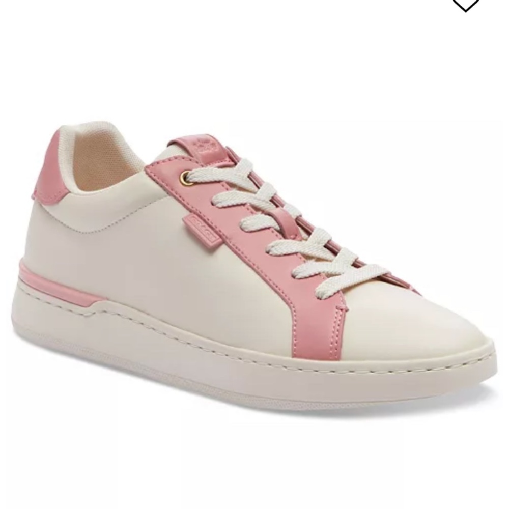 New💕 COACH Women's Lowline Lace Up Low Top Signature Sneakers